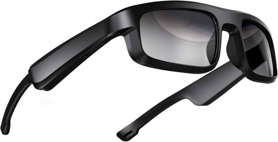 Smart Glasses, Polarized Bluetooth Sunglasses with Speaker, Voice Assistant, Open Ear, UV Protection Outdoor Audio Glass