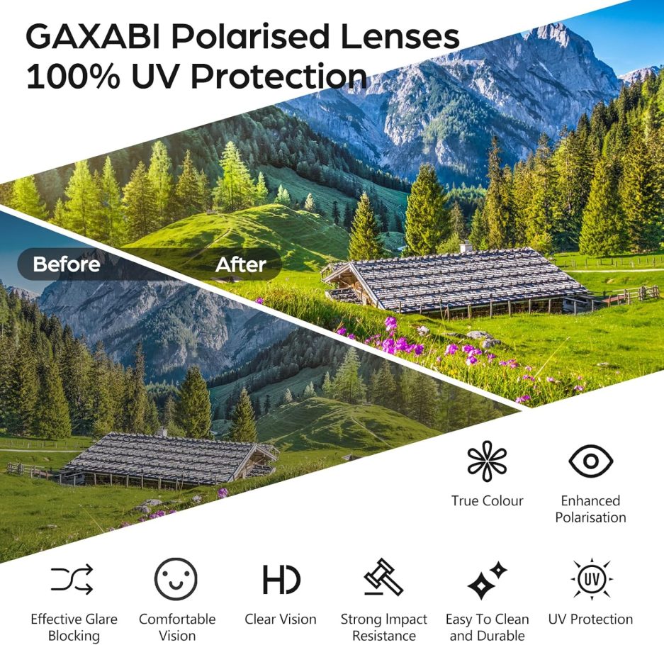 Smart Glasses, Polarized Bluetooth Sunglasses with Speaker, Voice Assistant, Open Ear, UV Protection Outdoor Audio Glass - Image 5
